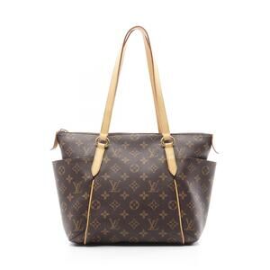 Louis Vuitton Totally Tote Bag Canvas Leather Monogram Brown